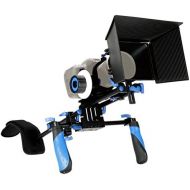 MARSRE DSLR Shoulder Rig Film Making Kit with Follow Focus and Matte Box for All DSLR Video Cameras and DV Camcorders