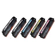 SpeedyToner SpeedyToner Remanufactured Toner Cartridge Replacement for HP HP COLOR LASERJET CP1215 YELLOW TONER CARTRIDGE ( Black,Cyan,Magenta,Yellow , 5-Pack )