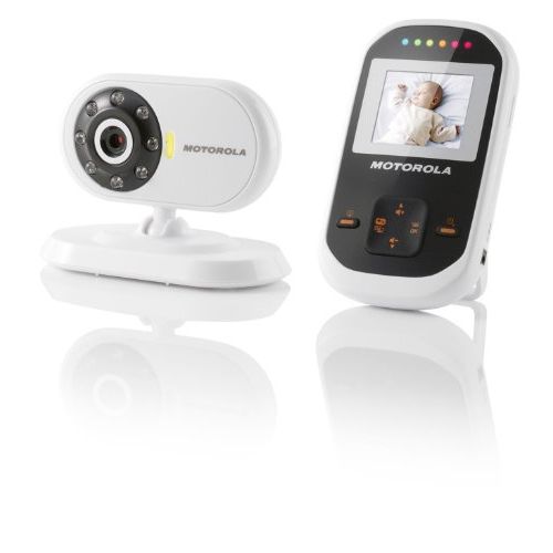 모토로라 Motorola MBP18 Digital Wireless Video Baby Monitor with 1.8-Inch Color LCD Screen, 2.4 GHz FHSS, and...