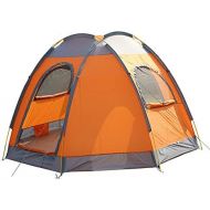 DULPLAY Outdoor Familienzelt Zelt Fuer Camping, Grosser Raum Hexagon Portable Belueftet Dauerhaft Uv-Schutz Wandern Reise