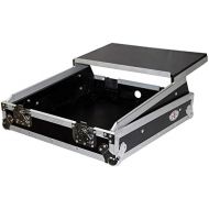 Pro-X ProX Cases X-19MIXLT Top Load DJ Mixer Road Gig Ready Flight Combo Rack wGliding Laptop Shelf