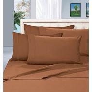Elegant Comfort 1500 Thread Count Egyptian Quality 4 Piece Wrinkle Free and Fade Resistant Luxurious Bed Sheet Set, Twin, Light Brown