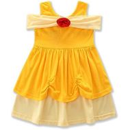 IBTOM CASTLE Little Girl Princess Costume Cosplay Casual Dress Cartoon Fancy Birthday Party Tutu Dress up Gown