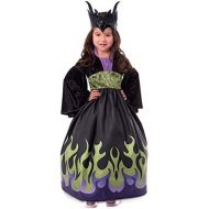 Little Adventures Dragon Queen Dress Up Costume with Soft Crown
