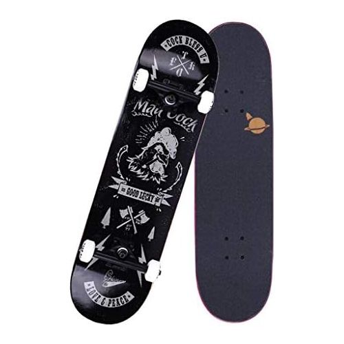  QYSZYG Cooles Skateboard/Persoenlichkeit Multi-Pattern/professionelle Montage Skateboard Anfanger Grundskateboard Skateboard (Color : C)
