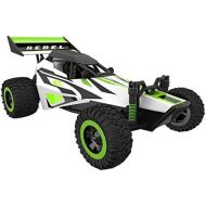 Force1 Fast Remote Control Car - Rebel 132 Scale RC Buggy with Ramp and Cones for All Terrain RC Cars Rechargeable Stunt RC Cars for Kids and Adults