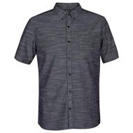Hurley Mens One & Only Textured Short Sleeve Button Up