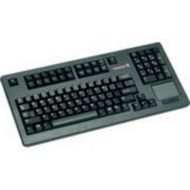 Cherry G80-11900LTMUS-2 G80-11900, KEYBOARD, COMPACT 104 KEY, BLACK, SERIAL ADAPTER WITH TOUCHPAD, LASER ETCH KEYS, AT ADAPTER INCLUDED