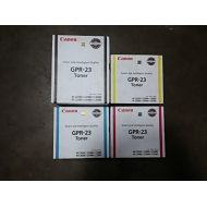 Canon GPR-23 OEM Genuine Toner Cartridge Combo for Canon Image Runner C2550, C2880, C3380 Printer (BCMY One Each: 0452B003AA, 0453B003AA, 0454B003AA, 0455B003AA,