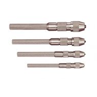 Starrett S240Z Pin Vises Set With Tapered Collets (4 Pieces)