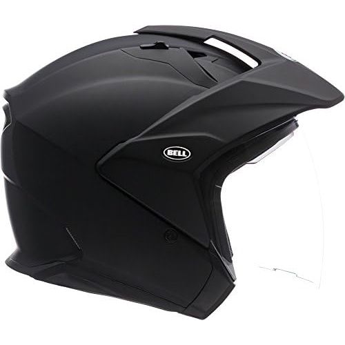 벨 Bell Mens MAG-9 Sena Open Face Motorcycle Helmet Matte Black Medium M