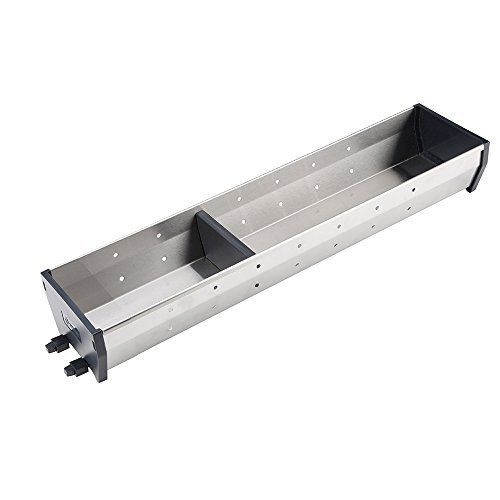  UEniko Vida UENIKA+ [Stainless Steel] Cutlery Tray Adjustable Utensil Organizer Flatware Drawer Dividers Kitchen Storage Organizer (Short-Wide)