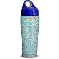 Tervis Iridescent Confetti Stainless Steel Insulated Tumbler with Lid, 24 oz Water Bottle, Silver