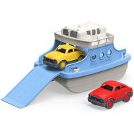 [아마존베스트]Green Toys Ferry Boat with Mini Cars Bathtub Toy, Blue/White