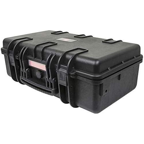  Monoprice Weatherproof / Shockproof Hard Case - Black IP67 level dust and water protection up to 1 meter depth with Customizable Foam, 22 x 14 x 8