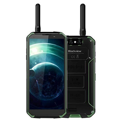 블랙뷰 Blackview BV9500 Pro Mobile Phone Android 8.1 Octa Core 5.7 18:9 MTK6763T 6GB RAM 128GB ROM IP68 Waterproof Smartphone NFC OTG (Green)