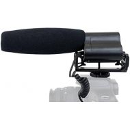 Digital Nc Shotgun Microphone (Stereo) With Windscreen & Dead Cat Muff For Sony FDR-AX100 (wMulti-Interface Adapter)