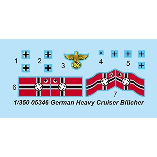  Trumpeter German Heavy Cruiser Blucher Model Kit