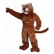 Power Cat Cougar Mascot Costume Character Adult Sz Real Picture Langteng Cartoon