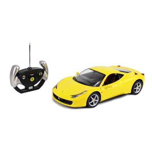 라스타 RASTAR (Yellow) Licensed 114 Scale Ferrari 458 Italia Radio Remote Control Sport Car RC RTR
