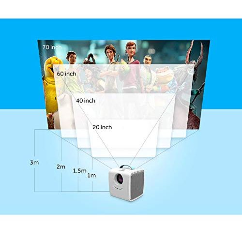  WEJOY Creative Children Mini Projector HD Gift LCD Mini Portable Pocket Phone Projector