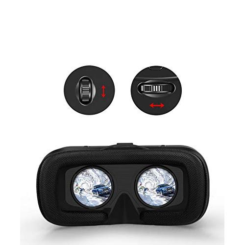  ALXDR VR Headset for TV, Movies & Video Games - 3D VR Glasses VR Goggles Compatible with iOS, Android and Other Phones Within 4.7-6.0 inch