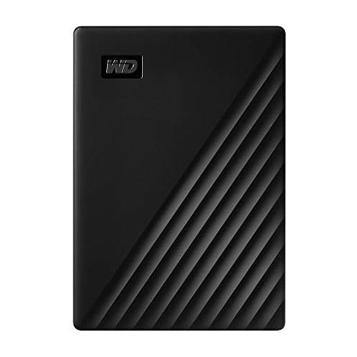  Western Digital WD 5TB My Passport Portable External Hard Drive, Black - WDBPKJ0050BBK-WESN