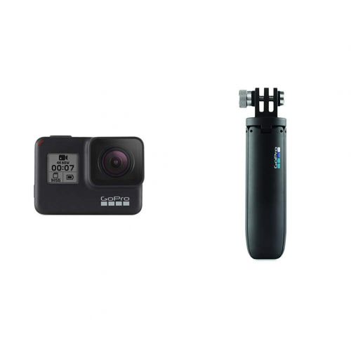 고프로 GoPro HERO7 Black - Waterproof Digital Touch Screen Action Camera 4K HD Video 12MP Photos Live Streaming