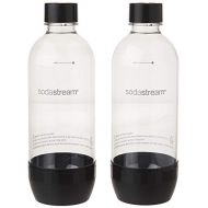 SodaStream DuoPack Ersatzflaschen fuer alle gangigen Sodastream Wassersprudler mit Kunststoff-Flaschen mit Schraubgewinde, 2x 1 L PET-Flasche