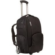 [아마존 핫딜]  [아마존핫딜]AmazonBasics Convertible Rolling Camera Backpack Bag - 15 x 22 x 10 Inches, Black