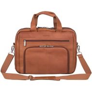 Kenneth Cole Reaction Manhattan Colombian Leather Expandable RFID 15.6 Laptop & Tablet Briefcase Bag Laptop