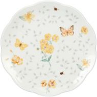 Brand: Lenox Lenox Butterfly Meadow Dessert Plates, 8-Inch, Assorted Colors, Set of 4, White - 829050