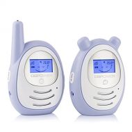 DBPOWER Digital Audio Baby Monitor with Temprature Sensor, Two-Way and Talk-Back Intercom System, up to 1,000ft Extended Range, Always Connected to Your Baby
