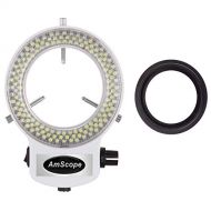 [아마존베스트]AmScope LED-144W-ZK White Adjustable 144 LED Ring Light Illuminator for Stereo Microscope & Camera