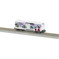 Lionel 644129 2018 American Flyer Christmas Boxcar, O Gauge, White, Green, Black, Red