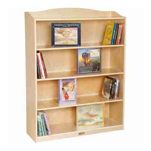  Guidecraft 5-Shelf, 2 Adjustable Shelves and 3 Fixed Bookshelf