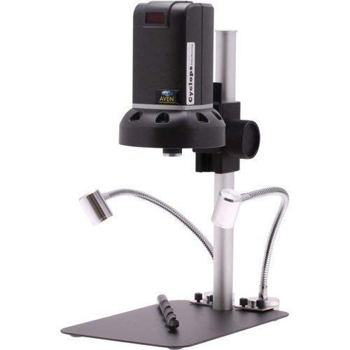  Aven 26700-400 Cyclops Digital Microscope, Up to 534x Magnification, Upper LED Illumination, With Stand and Remote, Includes 5MP Camera with HDMI Output
