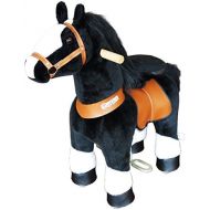Ponycycle Pony Cycle Ride On Horse No Need Battery No Electric Just Walking Horse BLACK STALLION - Size MEDIUM for 4 to 10 Years Old
