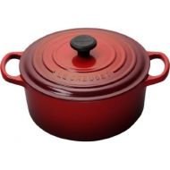 Le Creuset Signature Enameled Cast-Iron 13-14-Quart Round French (Dutch) Oven, Oyster