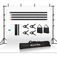 [아마존 핫딜] MOUNTDOG 8.5ftx10ft Background Stand Backdrop Support System Kit Photo Video Studio Adjustable Heavy Duty Background Support with Carrying Bag