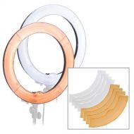 Flashpoint 19 White and Yellow Color Filter Set for The 19 Fluorescent Ring Light (not LED)
