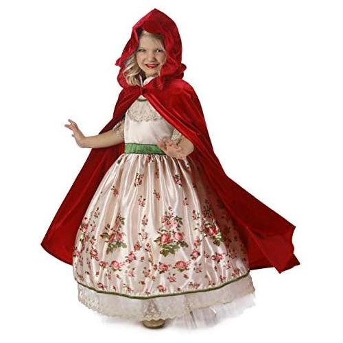  Princess Paradise Vintage Red Riding Hood Costume, Multicolor