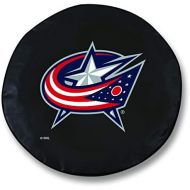 Holland Bar Stool Co. Columbus Blue Jackets HBS Black Vinyl Fitted Car Tire Cover