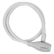 Sunlite Soft Touch Integrated Key Cable Lock, 10mm x 3 ft, White