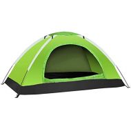 JHDUID Outdoor Easy Pop-Up Camping Wandern Angeln Neues Zelt, tragbare automatische Zelte UV-Schutz fuer Strandgarten, belueftet und haltbar,FruitGreen