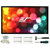 Elite Screens Sable Frame 2 Series, 150-inch Diagonal 16:9, Active 3D 4K Ultra HD Ready Fixed Frame Home Theater Projection Projector Screen, ER150WH2