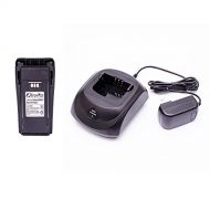 MAXTOP Maxtop C1B1C0001 Battery Charger Bundle Package with 1 PCS 1600 mAH NNTN4496 Battery for Motorola