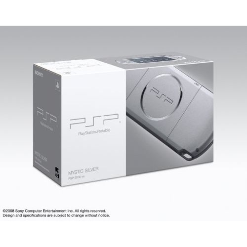 소니 Sony SONY PSP Playstation Portable Console JAPAN Model PSP-3000 Mystic Silver (Japan Import)