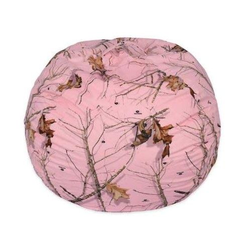  Gaming Chairs For Kids Bean Bag For Kids-Mossy Oak in Pink Medium Size Super Soft Seating Companion for Your Little Ones