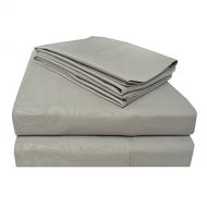 Superior Wrinkle Resistant 3000 Series Ivy Embossed Bed Sheet Set with Bonus Pillowcase Set, California King, Grey